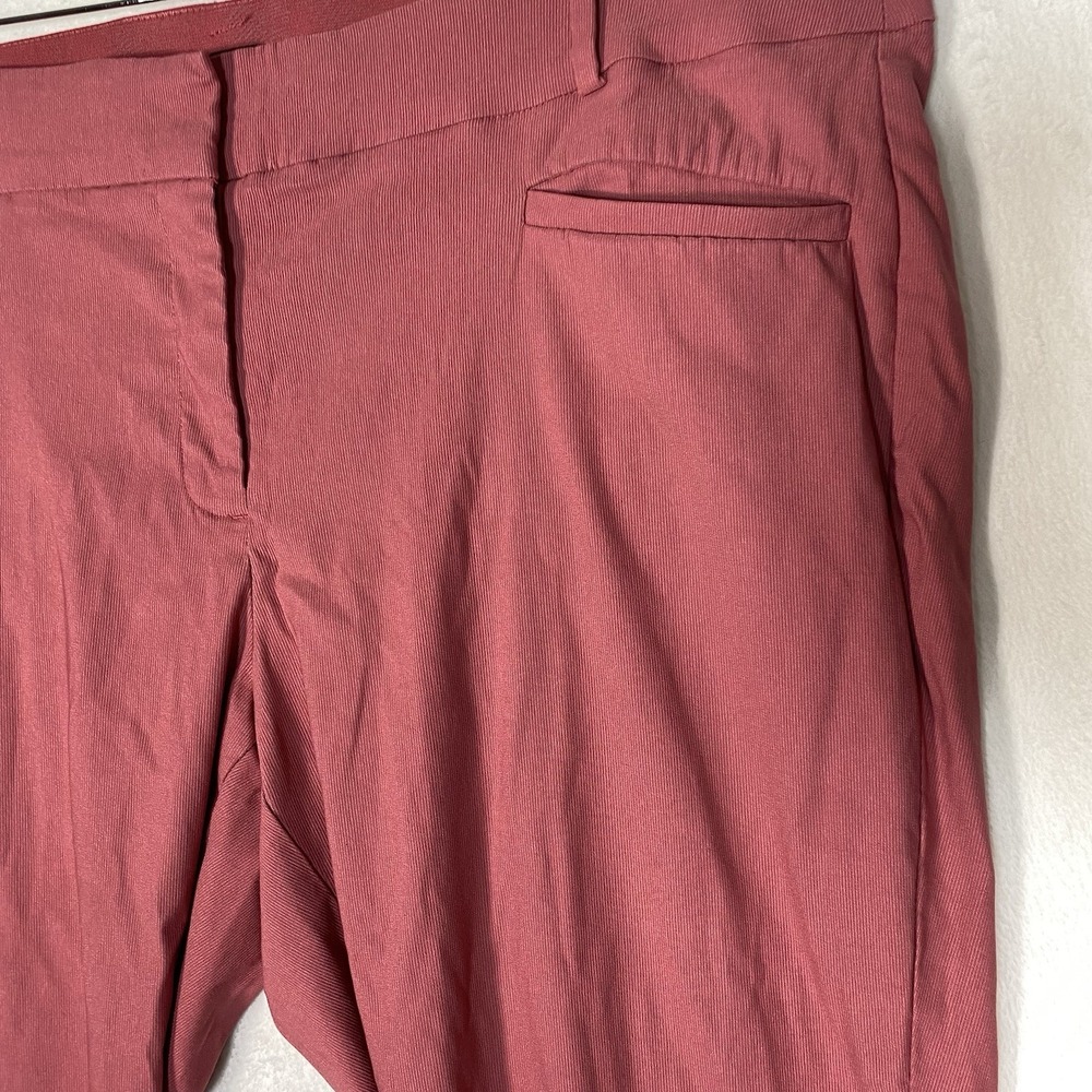 Lane Bryant The Allie Ankle Pants 22 Mauve Pink Polished Coquette Stretch Career - Picture 3 of 10